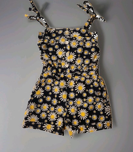 Carolina Zapf NEWYORK Floral Daisy Print Girls' Summer Romper 4Y