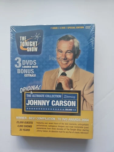 THE ULTIMATE COLLECTION ~ STARRING JOHNNY CARSON ~ VOLUME 1-3 ~ DVD ~ SEALED