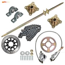 44" Rear Live Axle Wheel Hub Complete Kit For Go Kart Cart ATV Buggy Quad