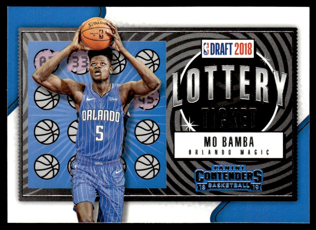 2018-19 Panini Contenders Lottery Ticket Mo Bamba Orlando Magic #6