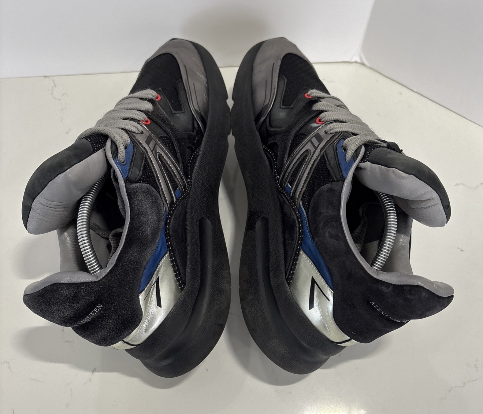 Alexander McQueen Suede Oversized Patchwork Shoes… - image 10