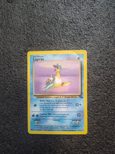 Lapras (25) Rare Unlimited  25/62 LP Pokemon TCG