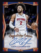 2025-26 Topps NBA Collect Topps Signature Series. Cade Cunningham Auto. Digital