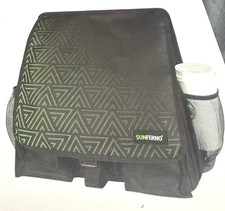 Sunferno Car Front Seat Organizer Black Green New