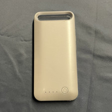 5000mAh Matte silver Battery Case for Apple iPhone 6/6s Lightning LED