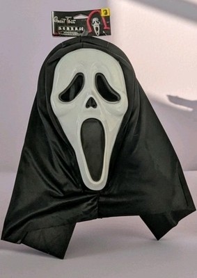 Rare 2012 Tagged Scream Ghost Face Mask Non Glow Easter Unlimited Funworld