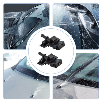 2pcs Windshield Washer Nozzle Spray Jet For 2009-2015 Toyota Venza 85381-0T010