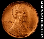 1947-S Lincoln Wheat Cent- Red Choice Gem Brilliant Uncirculated Luster #i5326