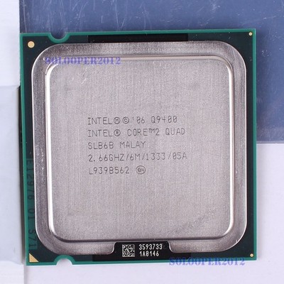     Core 2 Quad Q9400 LGA 775 (SLB6B) CPU Processor 2.66 GHz *cc
