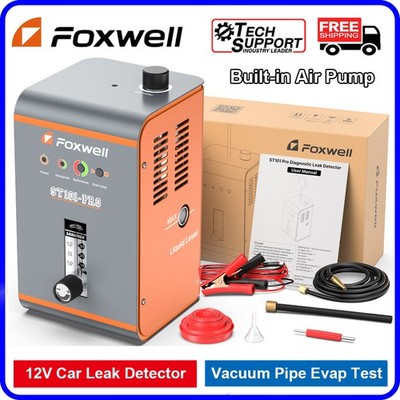 FOXWELL ST101 PRO Car Truck Fuel Leak Detector EVAP Smoke Machine Diagnostic