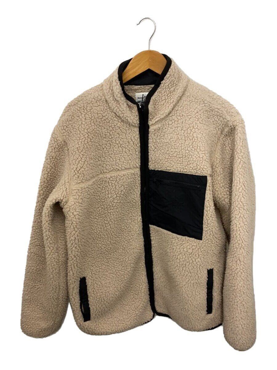 STUSSY altra giacca M nylon beige tinta unita usata