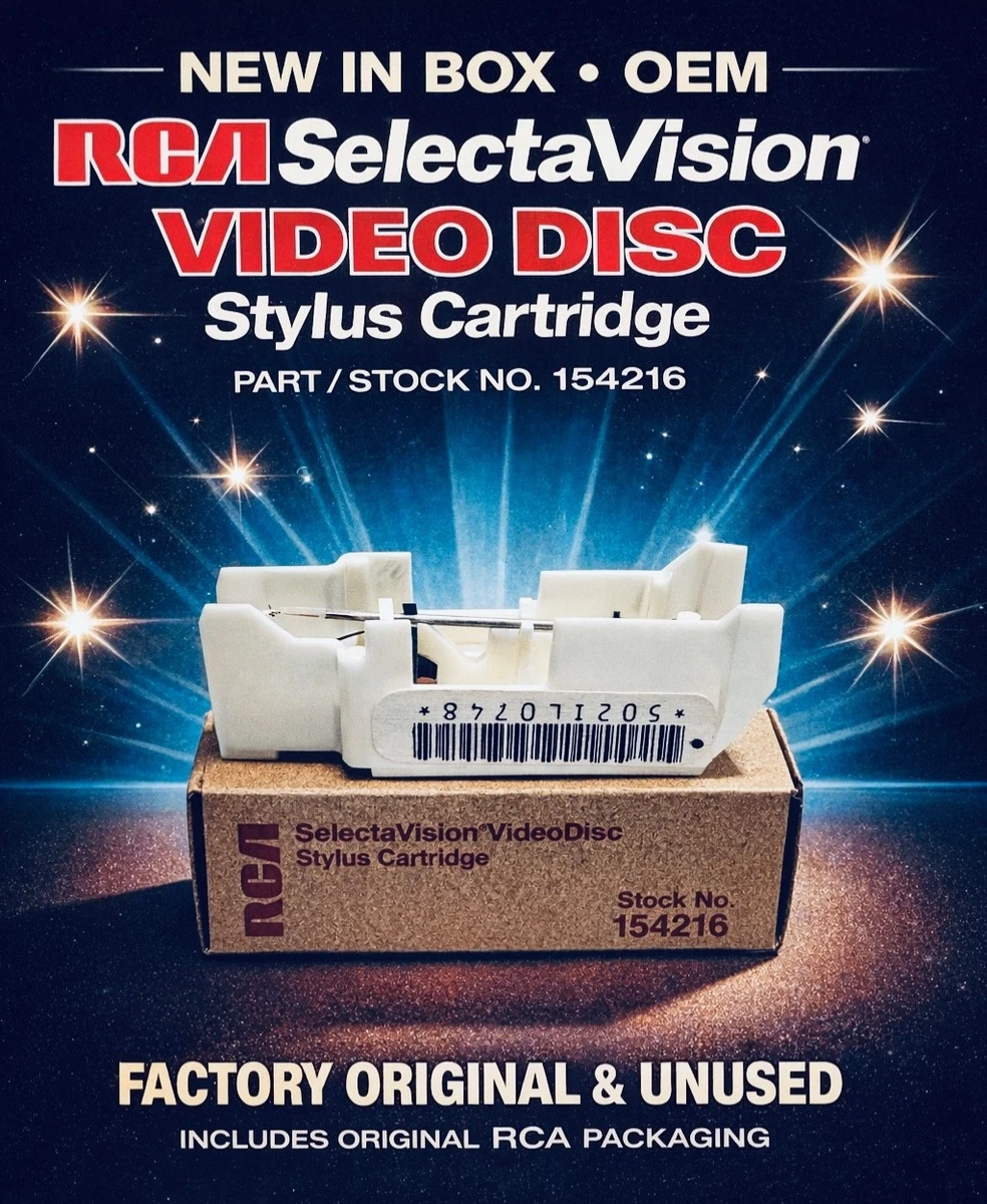 アニメ RAIN OR SHINE / UP TO THE LIMIT NEW IN BOX RCA SelectaVision VideoDisc Stylus Cartridge 154216 OEM
