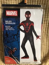 Marvel Miles Morales Spider-Man Jumpsuit Costume -Child Size S