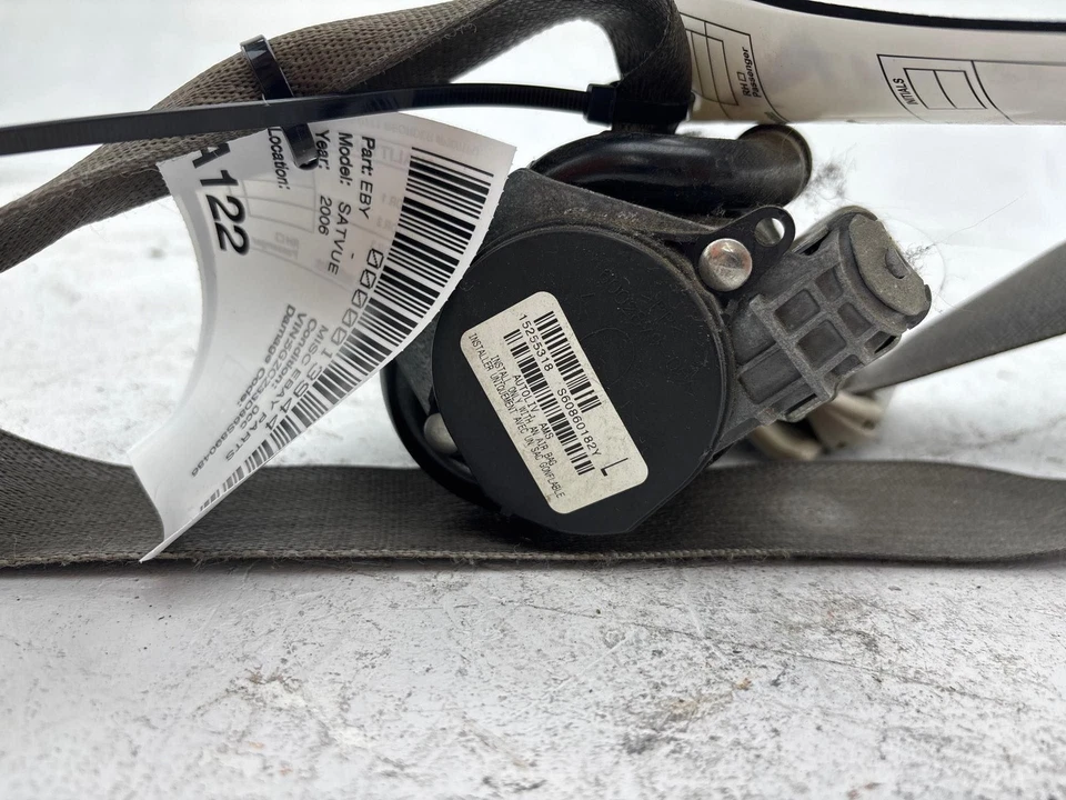 Оригинальный передний левый ремень безопасности 2006-2007 Saturn Vue 15255318 - Изображение 4 из 4