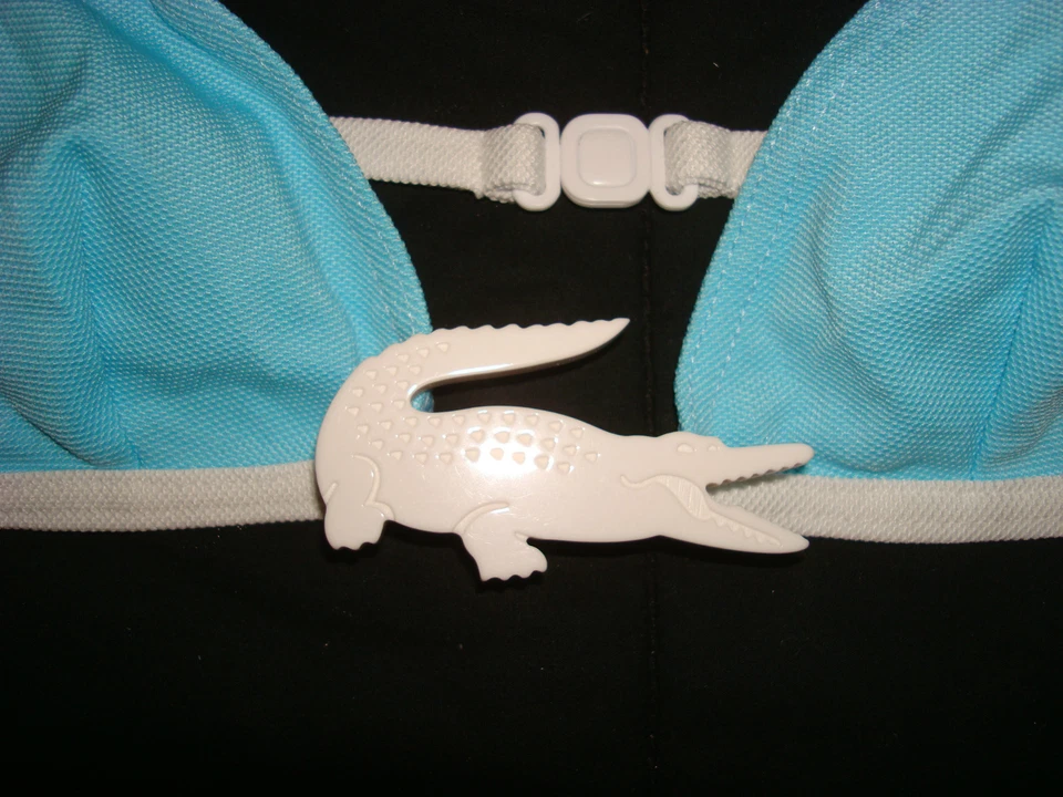 LACOSTE Adeline BIKINI Conjunto Traje de Baño COCODRILO COCODRILO Verano Playa Parte Superior Inferior Foto 2 de 4