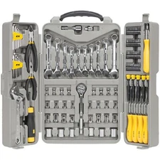 Performance Tool W1801 123pc Mechanic's Tool Set, Hand Tools - Tool Sets , Beige