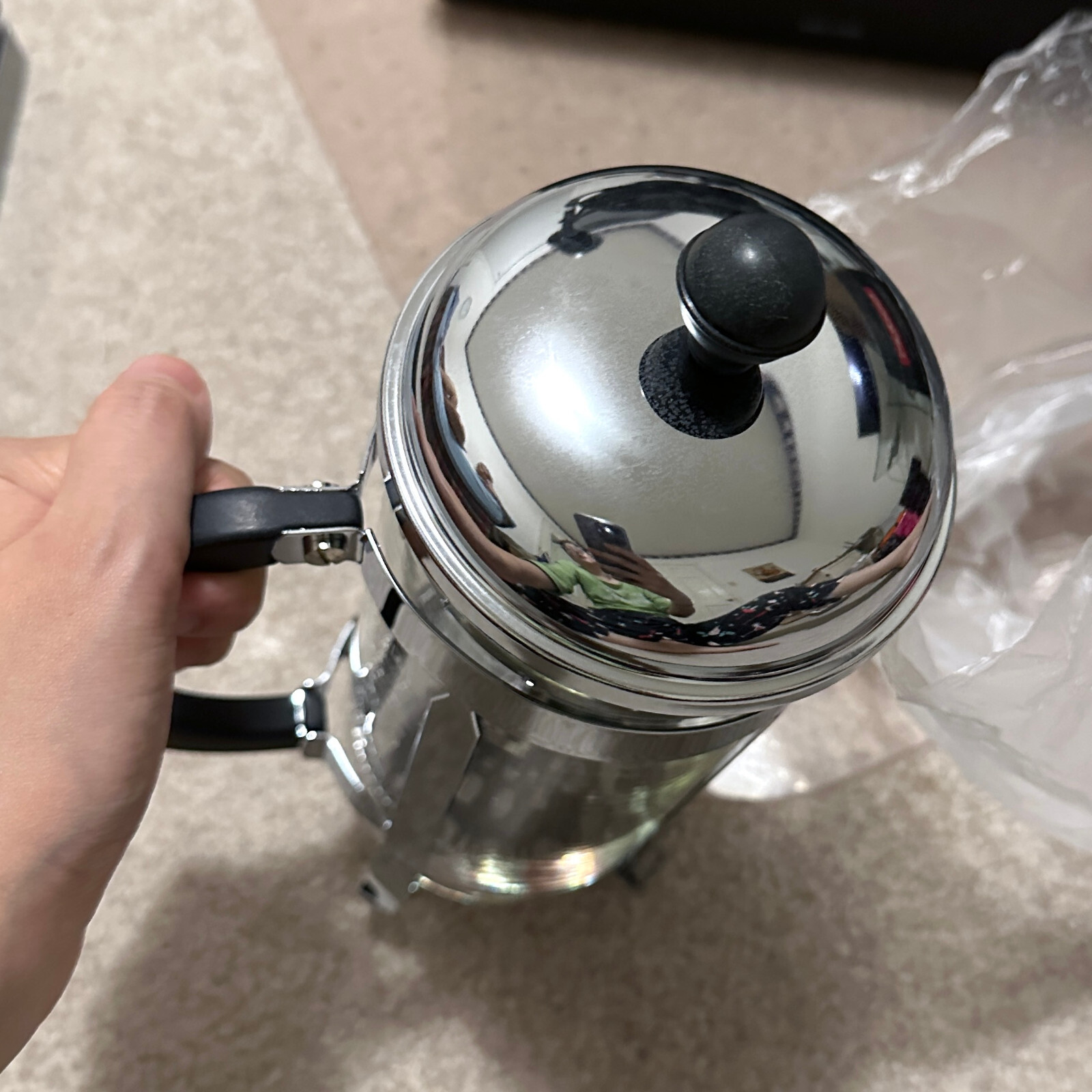 NEW Bodum Chambord 8 Cup Coffee Maker Original French Press Glass Steel 1L 34oz