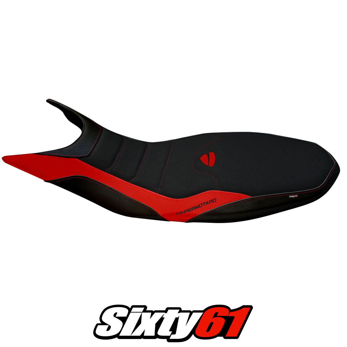 Ducati Hypermotard 821 939 Seat Cover Tappezzeria 2013-2018 Ultragrip Red Black