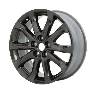 B45b-v3-810 OEM Mazda 3 Alloy 18 Inch Wheel Gunmetal Gray Dealer