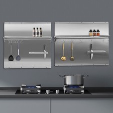 36x 29.5 Inch 30x30.7" Range Backsplash Kichen Range Hood Wall Shield Stainless
