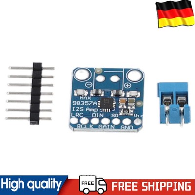 MAX98357 Amplifier Filterless Audio Board MAX98357A Class D I2S Useful for Audio