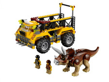 LEGO Dino 5885-1 Triceratops Trapper Complete Set includes Stickers