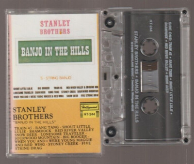 Stanley Brothers Banjo in the Hills 1976 Cassette Used