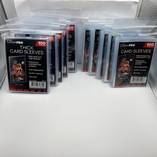 ultra pro thick card sleeves Ultra Pro thick Card Sleeves 100 pack main image 0