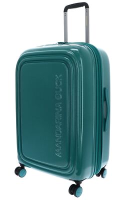 MANDARINA DUCK Glitter Expandable Trolley M Glitter Green