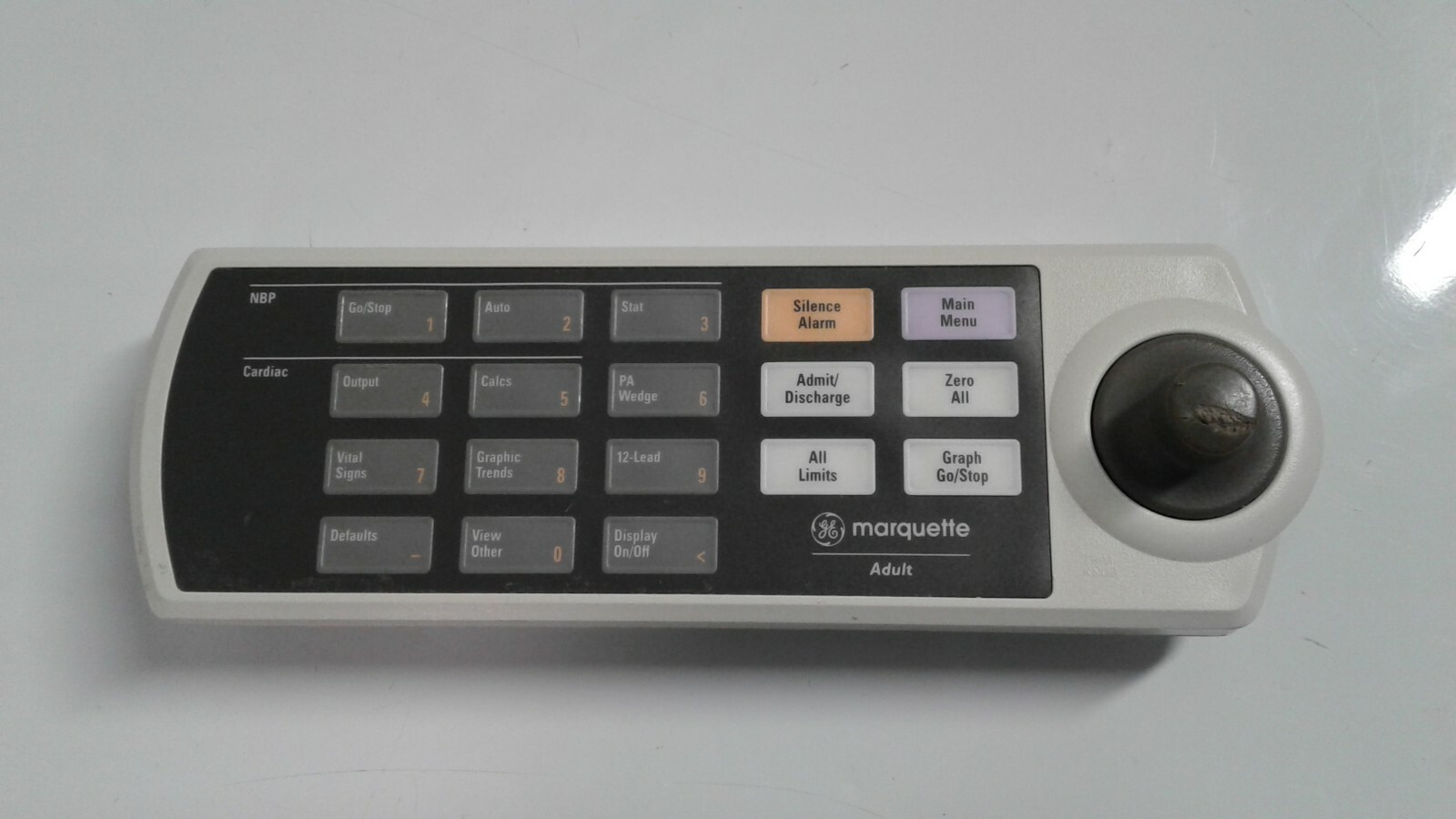 GE MEDICAL SYSTEMS 8000M RMT KEYPAD ADULT 8000M-8000I