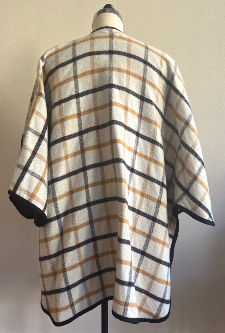 Hermes Reversible Merino Wool Poncho image 5