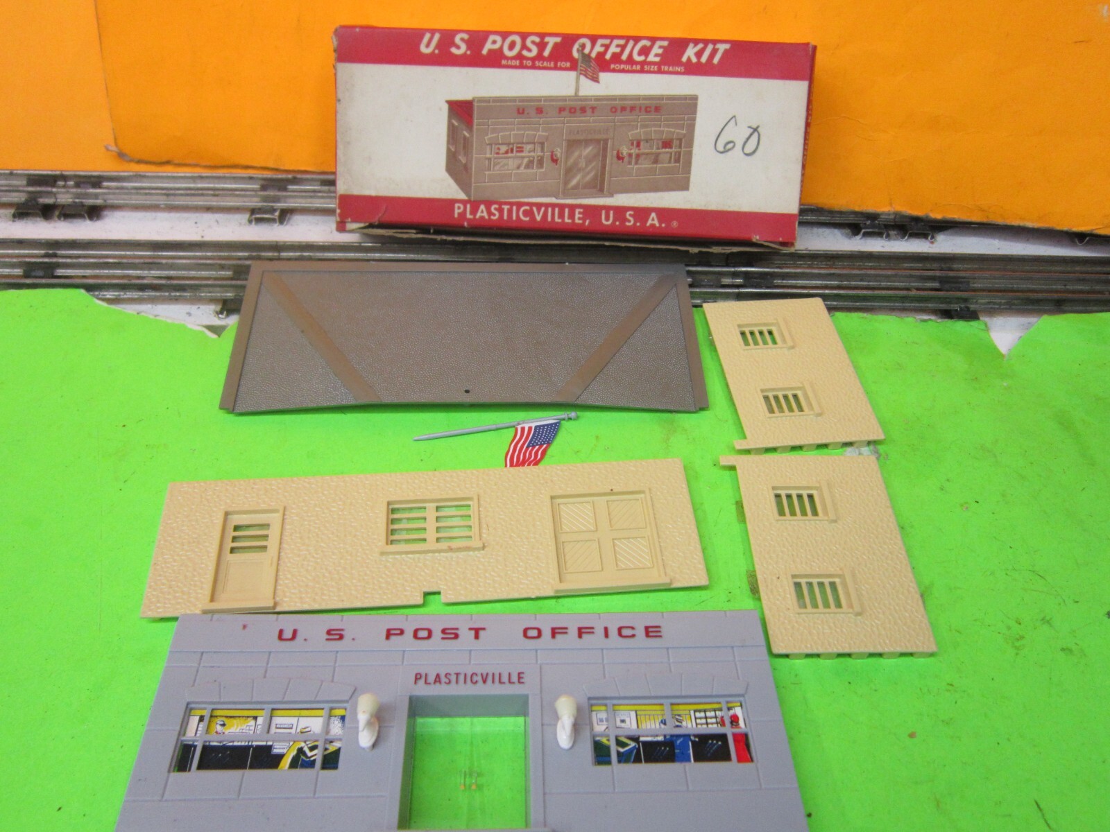 Plasticville PO1 Post Office Building O Gauge Trains eBay