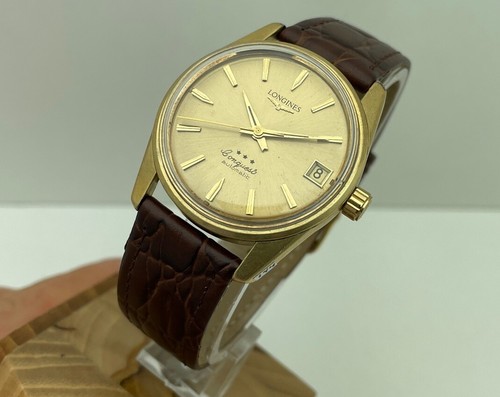 LONGINES CONQUEST GOLD \u0026 STEEL AUTOMATIC 34mm CAL 291 VINTAGE WATCH FOR MEN  | eBay