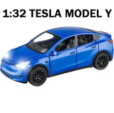 1:32 Scale Tesla Model Y Alloy Car Model Diecast Toy Vehicles for Kids Gifts
