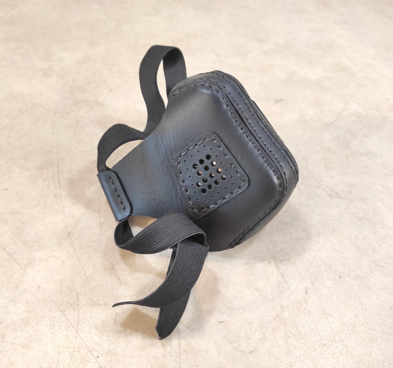 Leather Nappa Face Mask Black , Good Quality