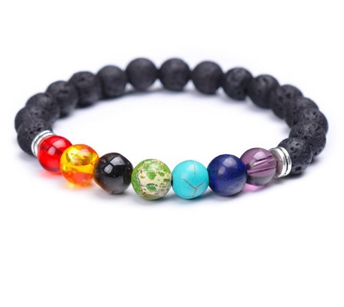 Unisex Stone Beaded Bracelet Chakra Yoga Bangles Universe Planets Bracelets 1Pc - Picture 28 of 32