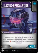 Transformers TCG: Electro-Optical Visor [Mint/NM] from set Titan Masters Attack 