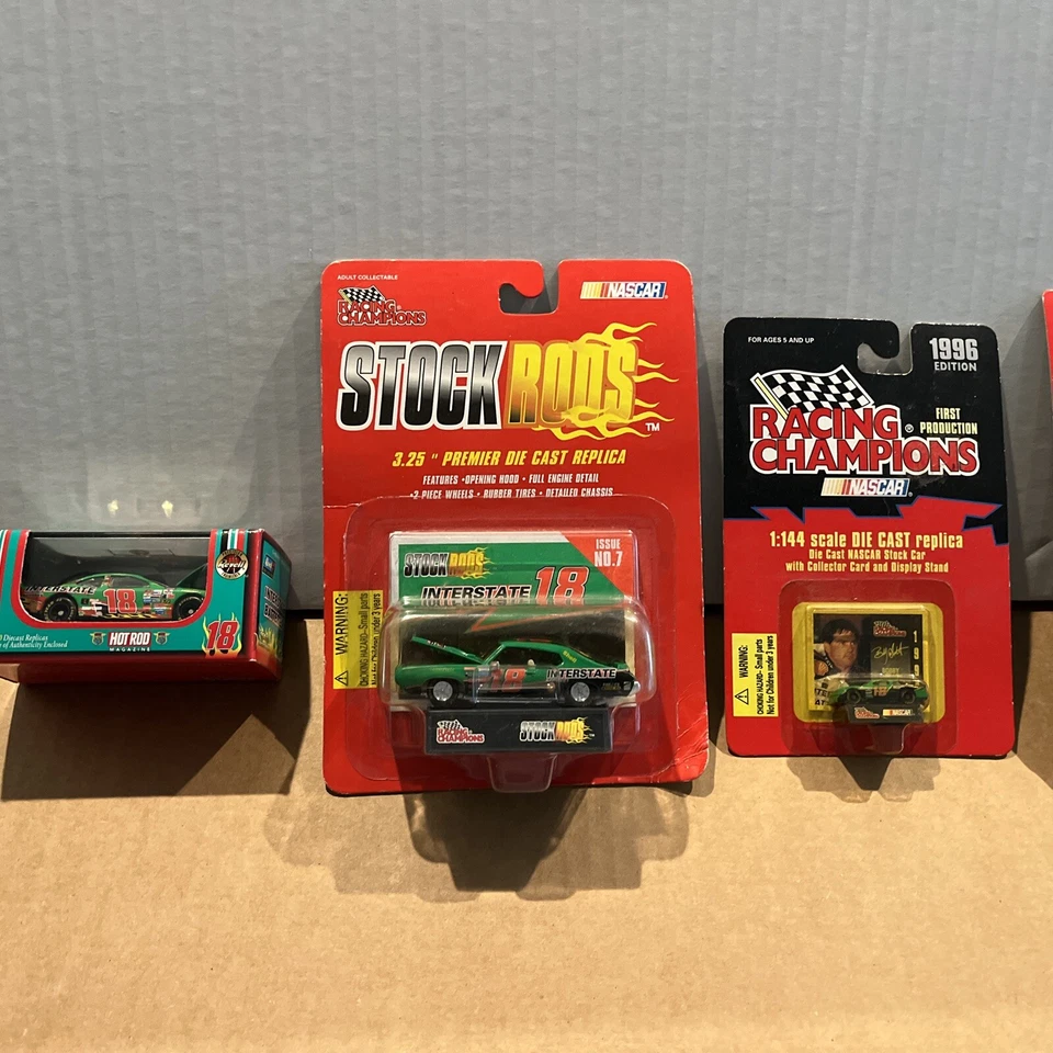 Bobby Labonte #18 Nascar Diecast Car  6 Car Lot - Original Boxes NOS - Image 2 of 4