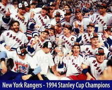 NY Rangers -  1993-94 Stanley Cup Champions, 8x10 Team Celebration Photo