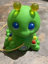 Leap Frog Alphabet Pal 2007 Learning Green Caterpillar Pull Teaching Toy WORKS