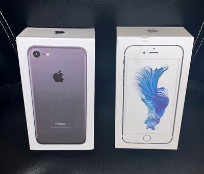 LOT OF 5 APPLE EMPTY BOXES (2 IPHONES & 3 IPAD MINIS)