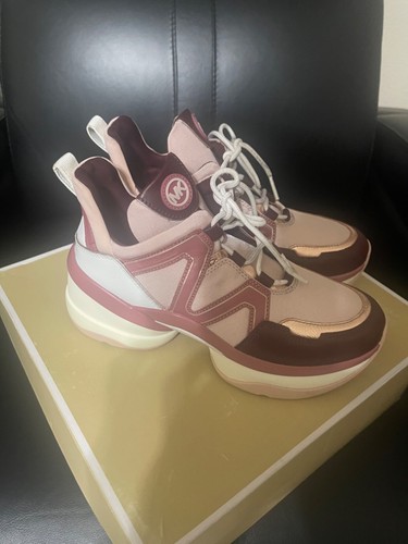 Michael Kors Women's Olympia Trainer Sneakers Sz. 9.5 - Picture 5 of 6