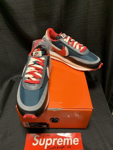 Nike LD Waffle x Sacai x Undercover ‘Midnight Spruce’ 2021 Size 10.5 DJ4877-300 - Picture 2 of 6