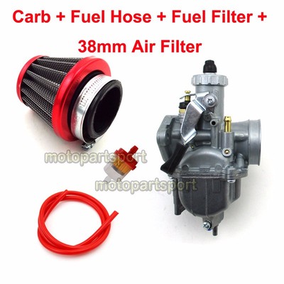 Carburetor & Throttle Cable Air Filter Kit For Honda ATC200, ATC200ES, ATC200X (1986-1987)