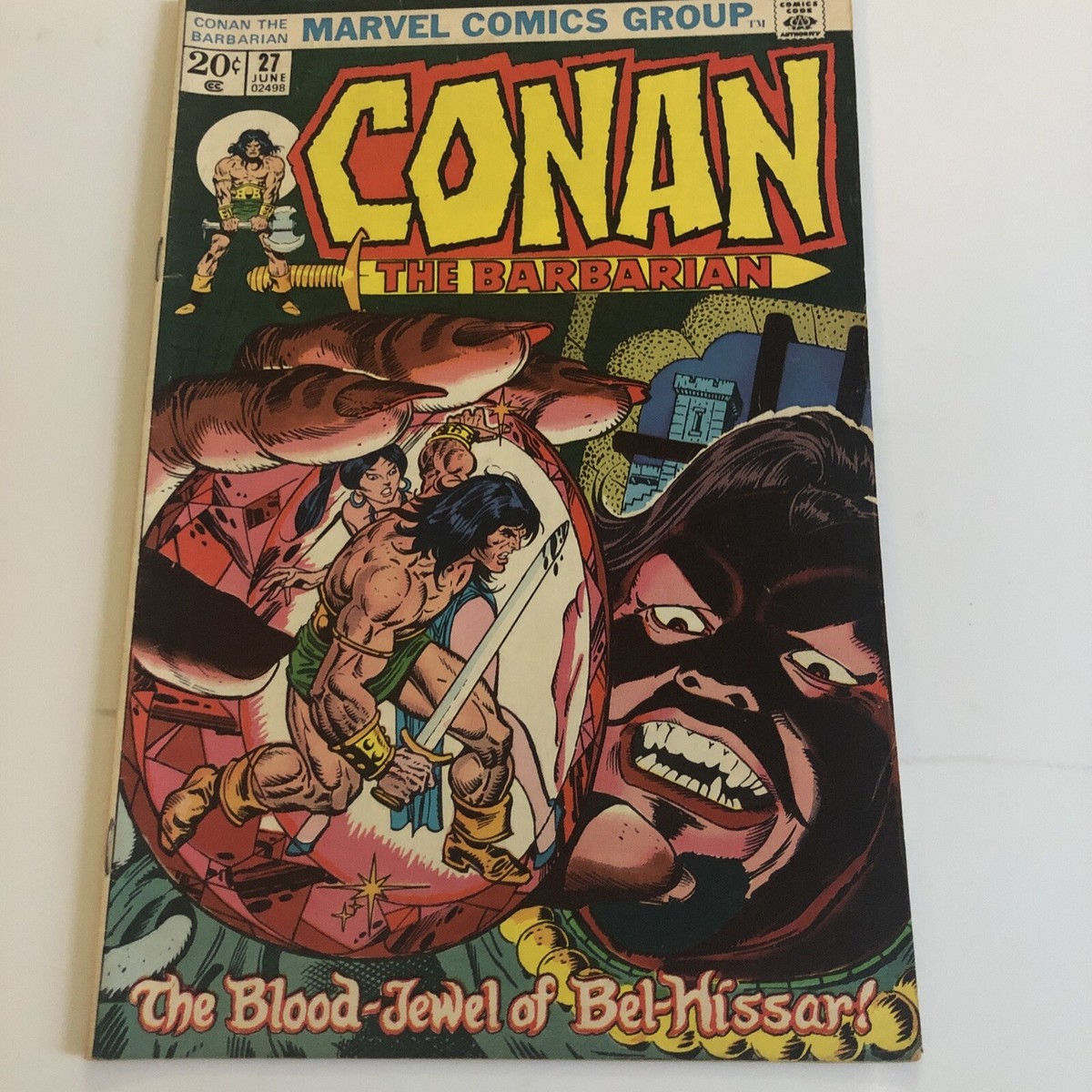 CONAN THE BARBARIAN #27 JUNE 1973 MARVEL COMICS GROUP | eBay