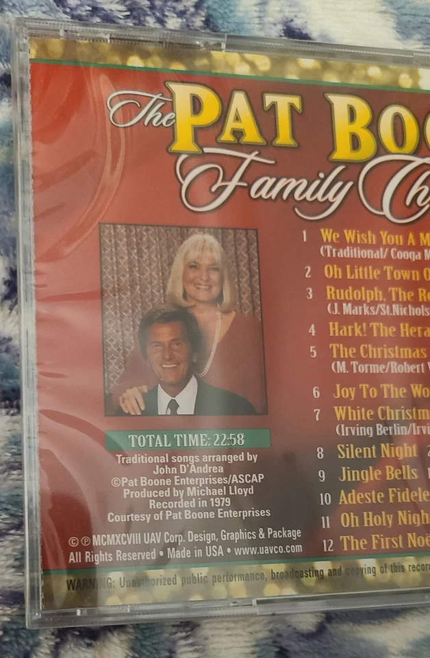 "The Pat Boone Family Christmas"  Audio CD  New In Sealed Packaging  1979 Foto 4 de 4