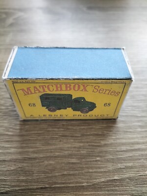 Matchbox Regular Wheels No68 Army Wireless Truck - Replica / Copy