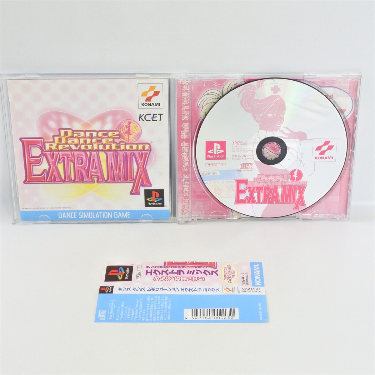 DANCE DANCE REVOLUTION EXTRA MIX DDR * PS1 Playstation For JP