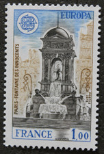 Timbre - FRANCE - EUROPA: Paris -Fontaine des innocents- 1978 - Neuf ** - YT2008
