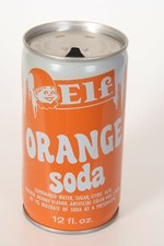 Elf Orange Soda can